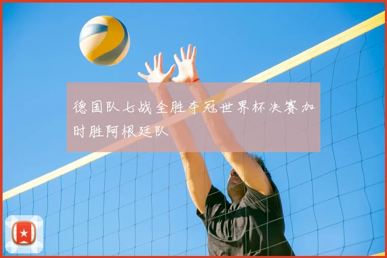德国队七战全胜夺冠世界杯决赛加时胜阿根廷队
