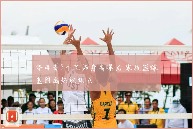 字母哥5个兄弟身高曝光 家族篮球基因成热议焦点